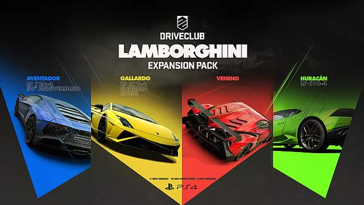 Zapinajcie pasy - Lamborghini nadjeżdżają do DriveClub