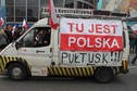 Transparenty na Marszu Niepodległości w Warszawie