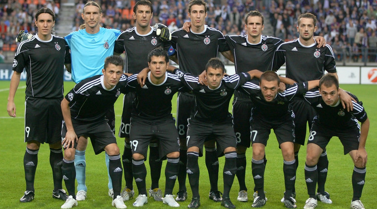 Három évre kizárta az UEFA a Partizan Belgrád csapatát a BL és EL-ből /Fotó: AFP