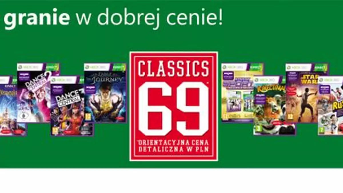 Microsoft rusza z serią Classics 69. Wybrane tytuły w nowych niższych cenach