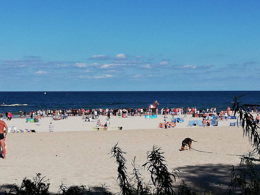 Tragedia na plaży w Ustce. Nie żyją dwaj mężczyźni