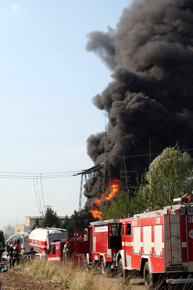 RADLNA POŻAR STACJI TRAFO