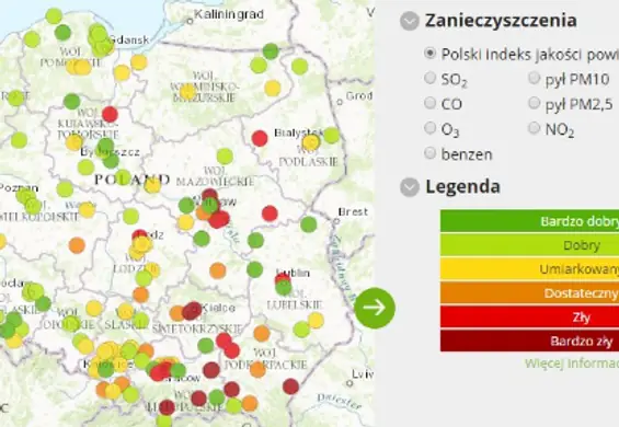 Polska mapa wstydu. Smog wrócił, a tu jest najgorzej