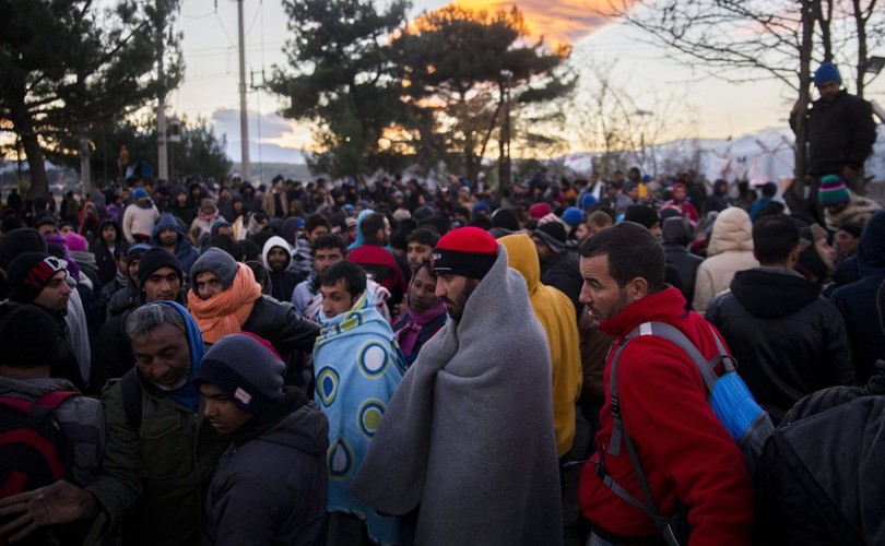 Zamieszki na granicy grecko - macedońskiej