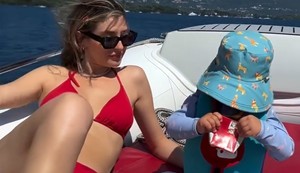 Anđela Jovanović sa sinom