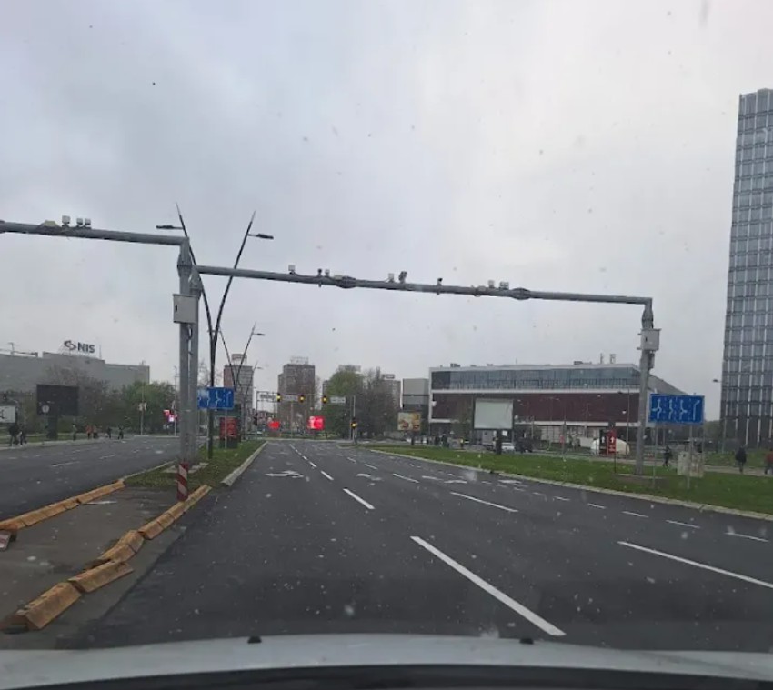 Sneg u Beogradu 6. aprila