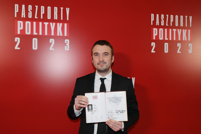 Paweł Maślona z Paszportem Polityki