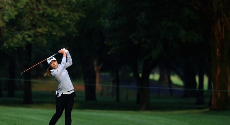 Lydia Ko of New Zealand hits a fairway shot on the second hole during the first round of the Citibanamex Lorena Ochoa Match Play Presented by Aeromexico and Delta at Club De Golf Mexico on May 4, 2017