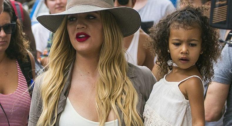 Khloe Kardashian and North West in Cuba