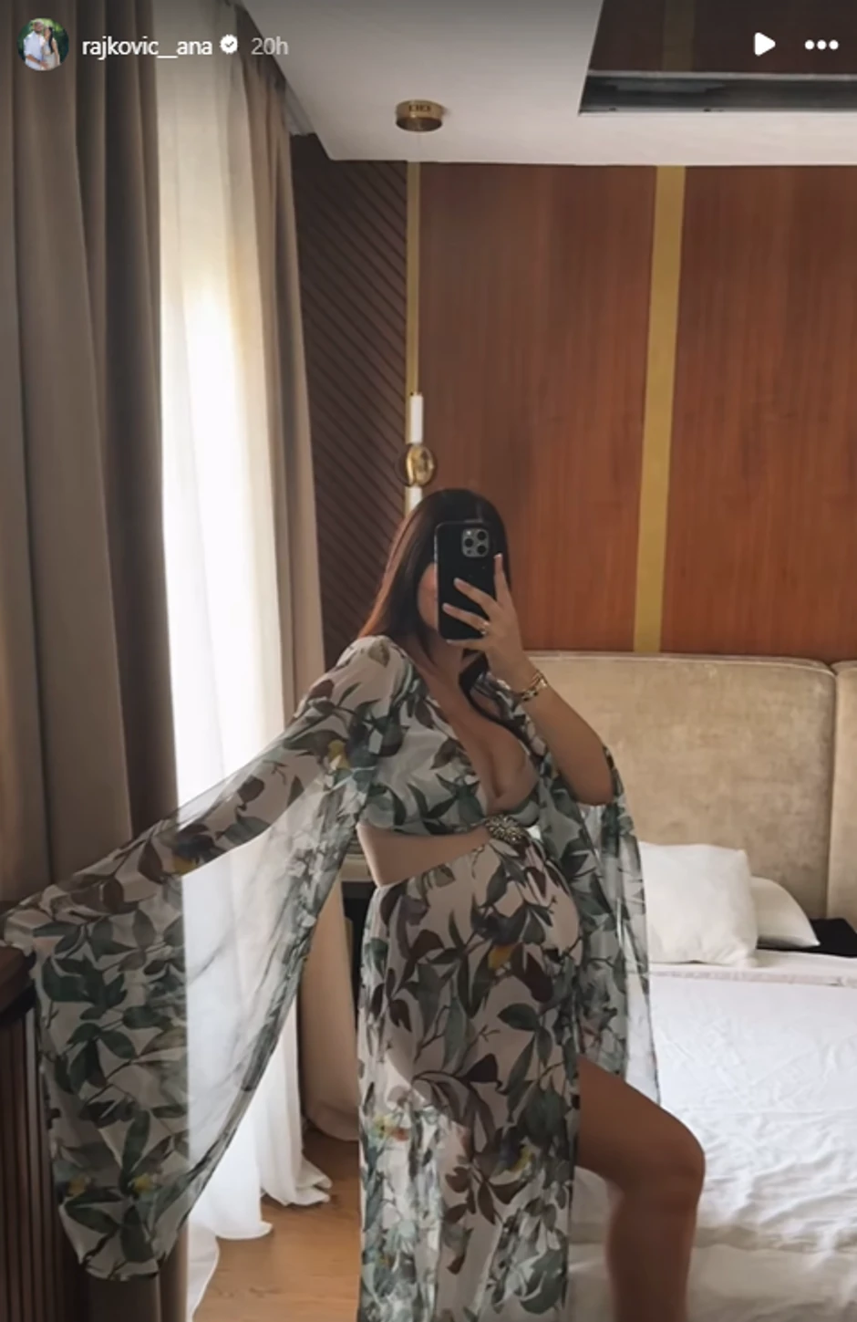 Ana Rajković u devetom mesecu trudnoće