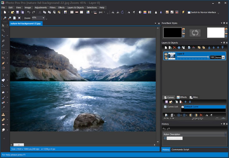 PHOTO POS PRO interface