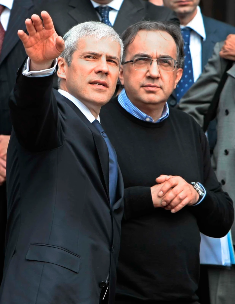 Boris Tadić i Serđo Markjone
