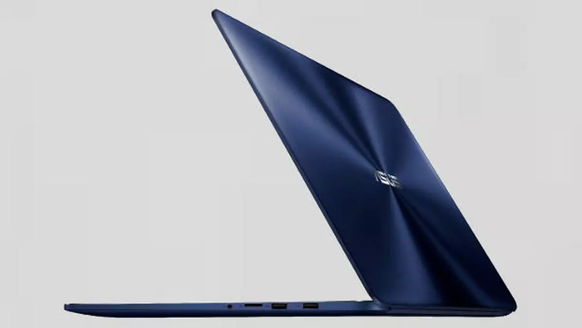 ASUS ZenBook Pro UX550 - konkretny laptop z 15,6" ekranem 4K UHD (Computex 2017)