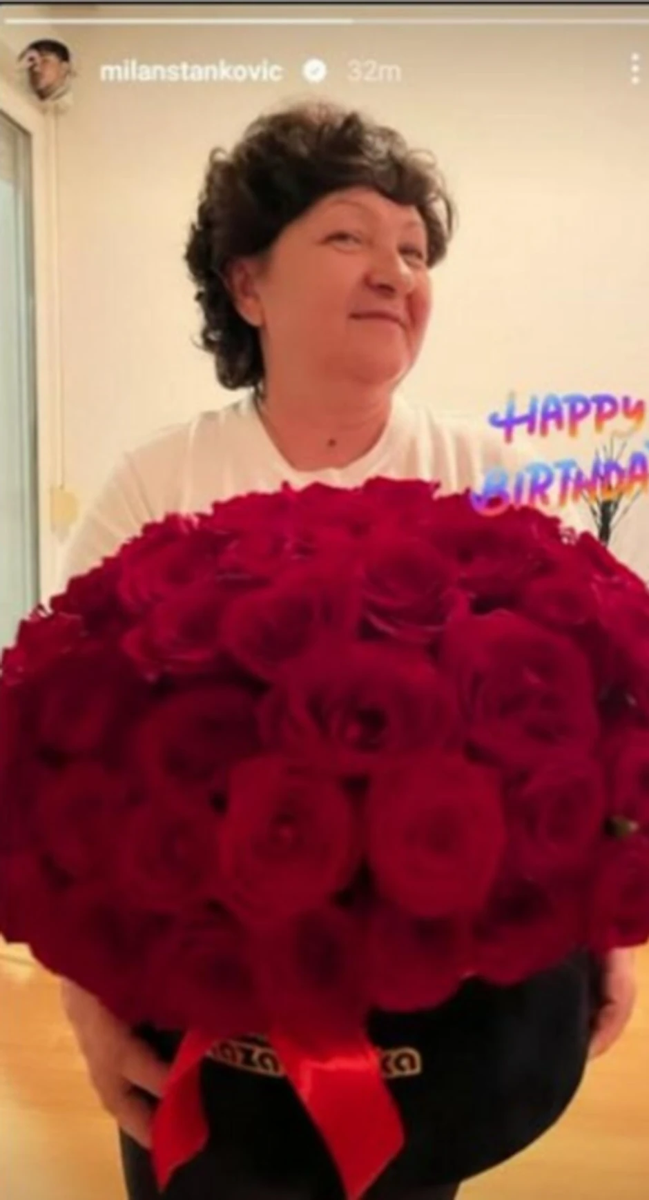 Majka Milana Stankovića proslavila rođendan