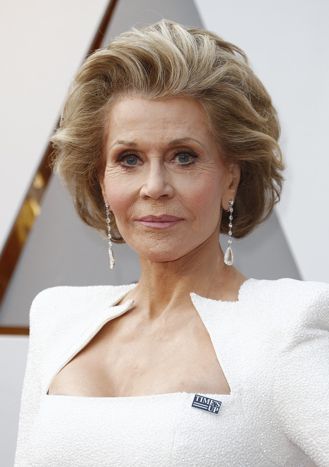 Jane Fonda na czerwonym dywanie | Oscary 2018