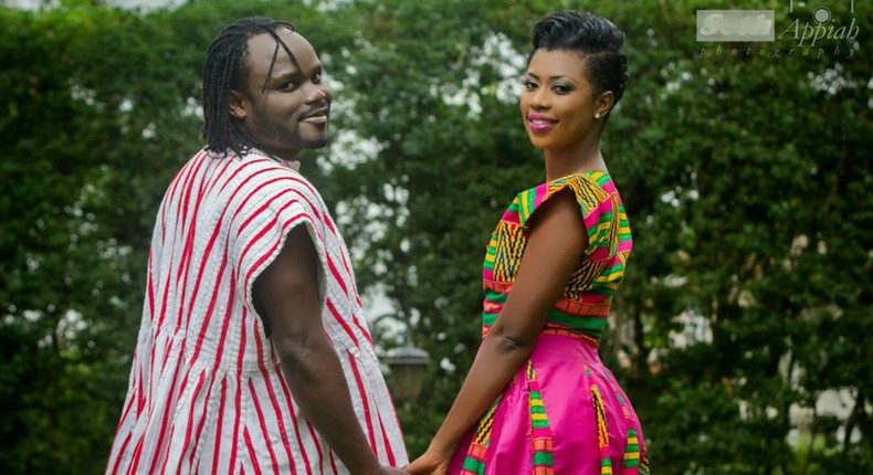 Selly and Cartel Big J in pre-wedding shoot