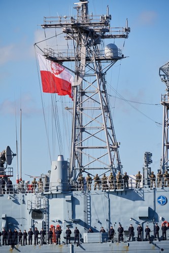 ORP KOŚCIUSZKO W PORCIE WOJENNYM W GDYNI