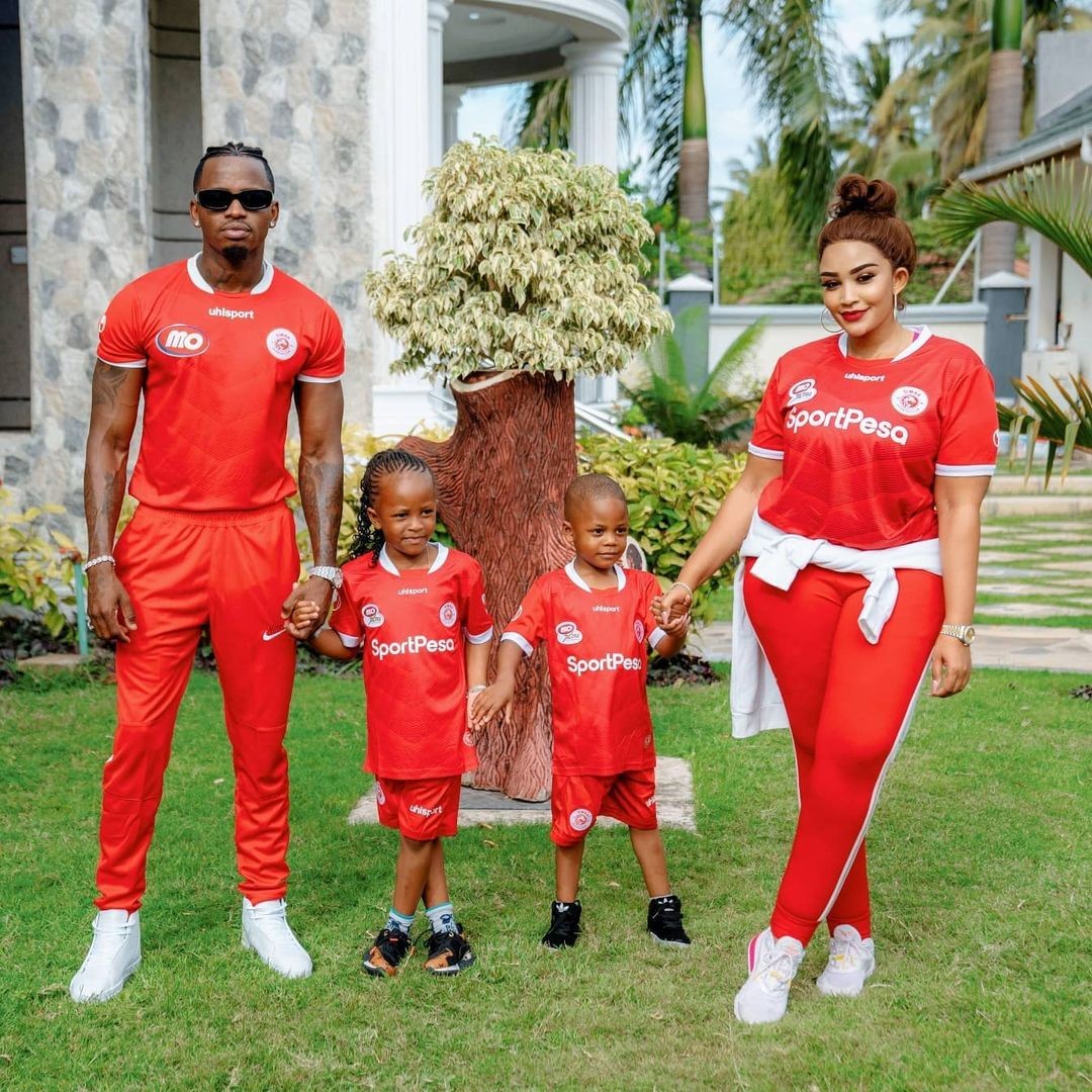 Diamond Platnumz, Zari Hassan and their Kids Nillan and Tiffah