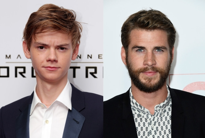 Thomas Brodie Sangster i Liam Hemsworth