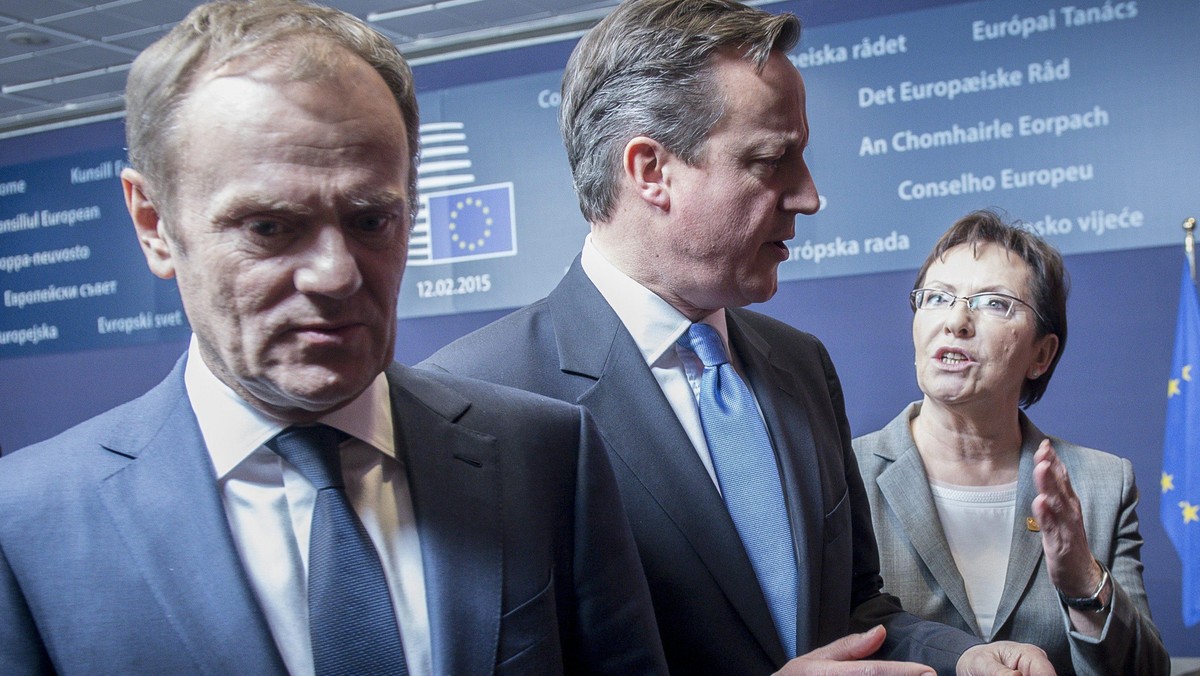 Donald Tusk, Ewa Kopacz, David Cameron