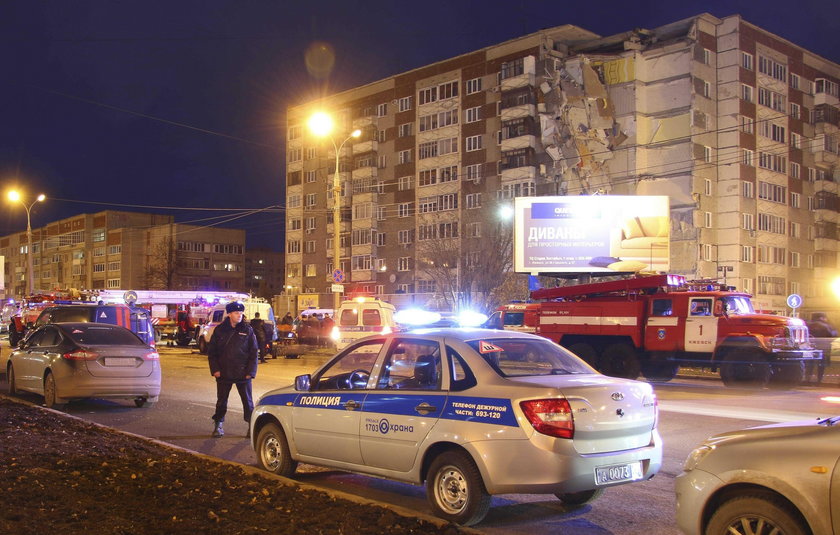 Eksplozja w budynku z wielkiej płyty. Przerażające nagranie z Rosji