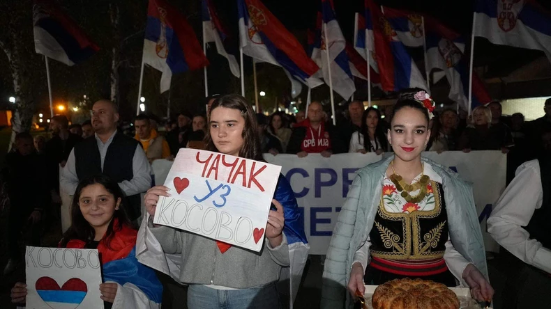 Doček za Srbe sa KiM u Preljini