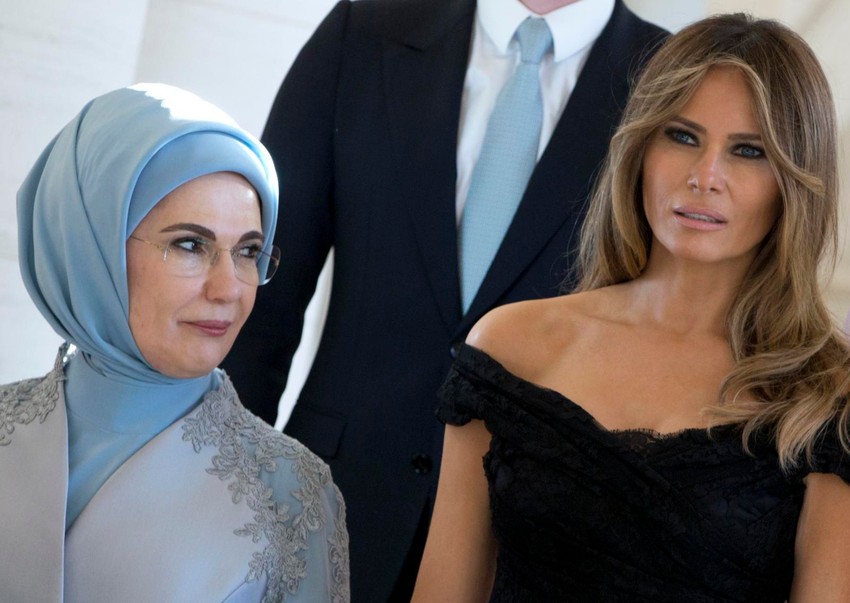 Emina Erdogan i Melanija Tramp