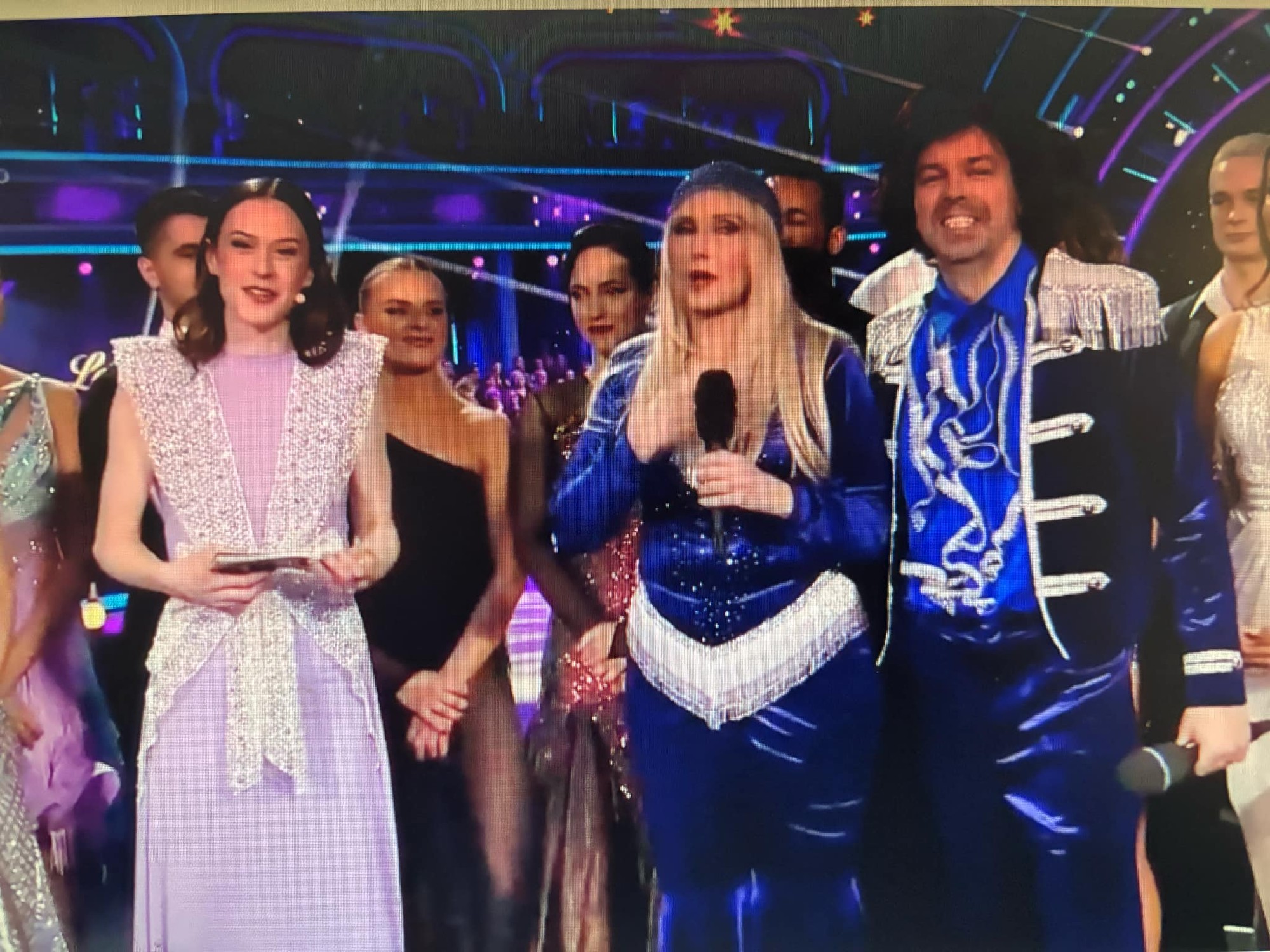 Moderátorka Anna Jakab Rakovská počas druhého kola 10. ročníka Let’s Dance.