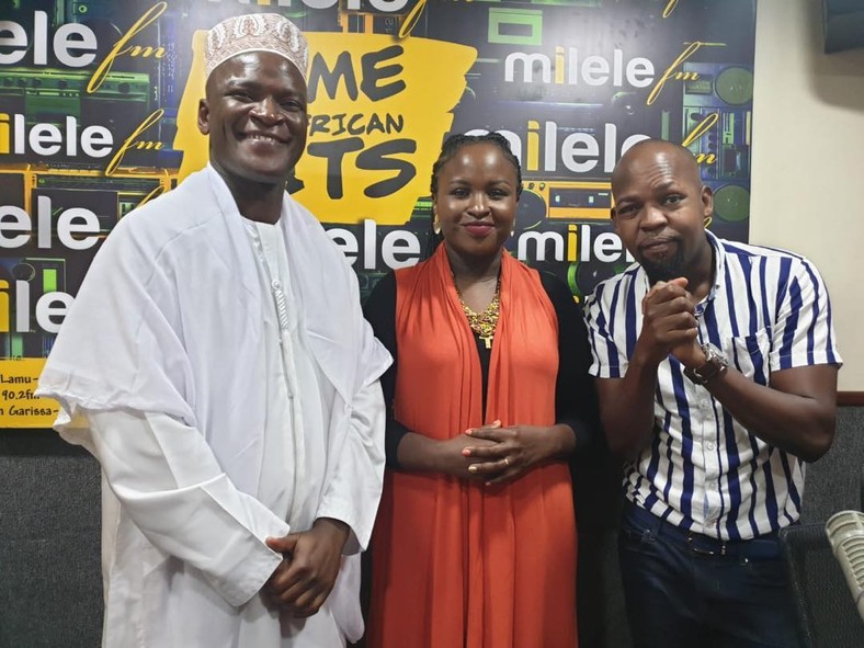 Captain , Mercy Masika  and Alex Mwakideu 