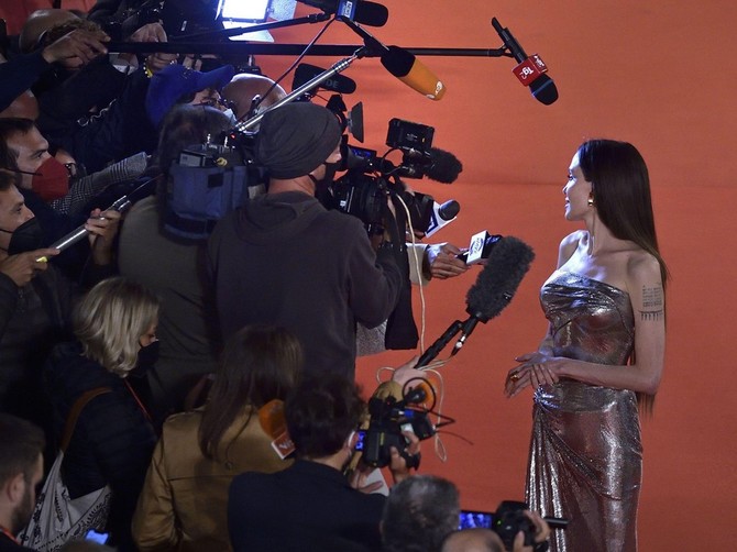 Anđelina Džoli na premijeri filma Eternals