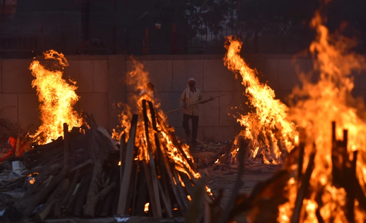 Kremacija u Indiji - Nju Delhi