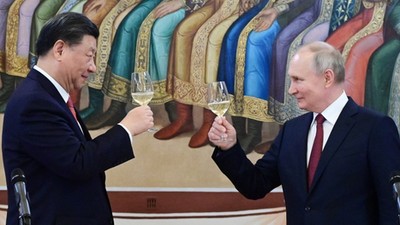  Xi Jinping i Władimir Putin