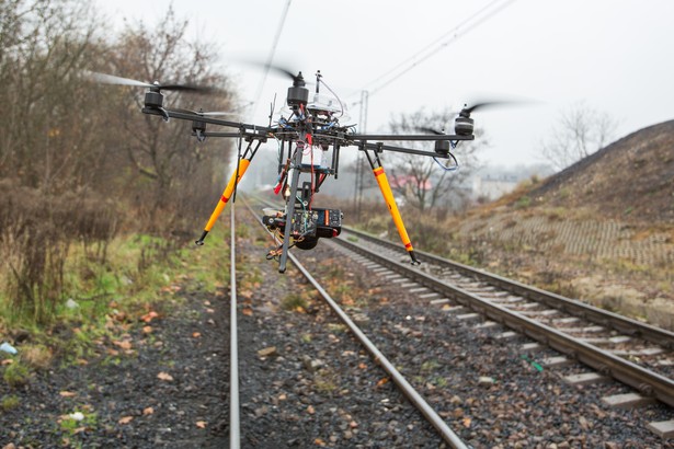 Drony w PKP Cargo. Fot. materiały PKP Cargo