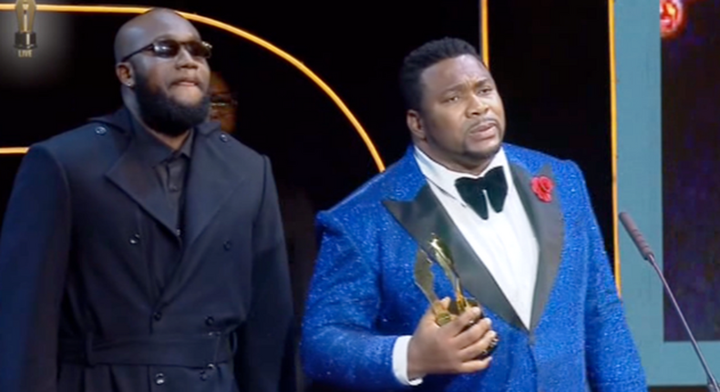 Elvis Chucks lands 3rd AMVCA win with 'Jewel' [DSTV]