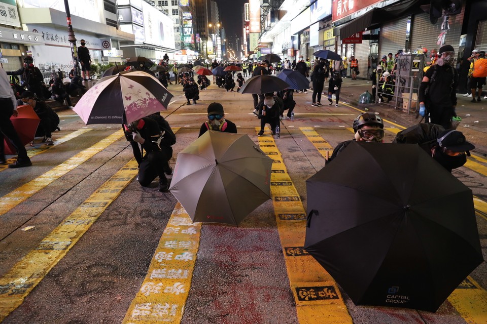 Protesty w Hongkongu