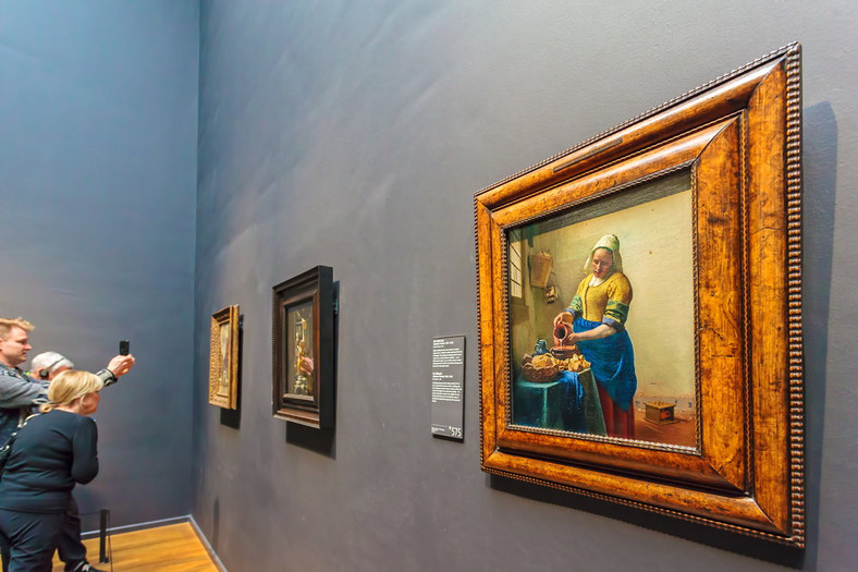 "Mleczarka" Vermeera w Rijksmuseum
