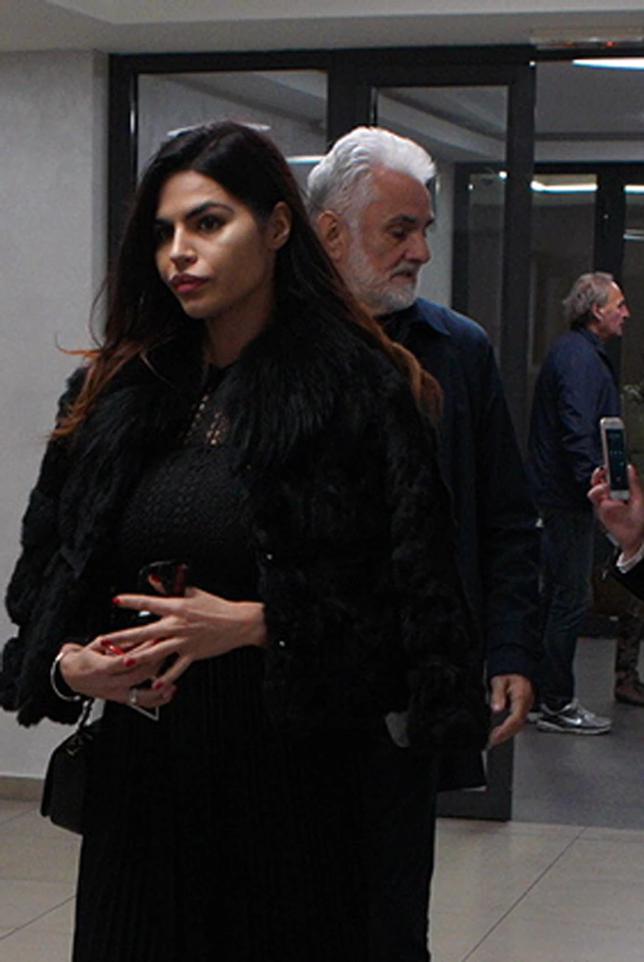 Veselin Vukotić sa Dejanom Živković, devojkom sina Jovice