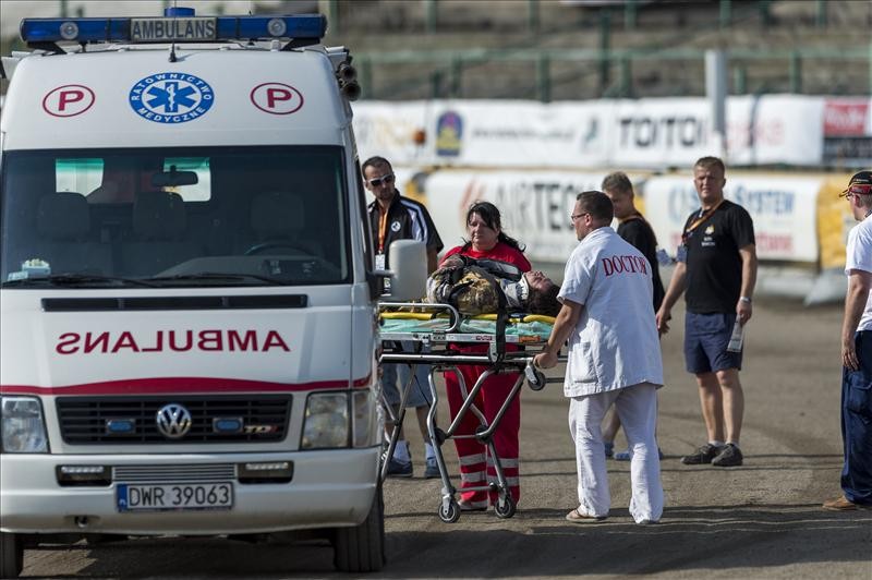 Patryk Dudek miał groźny wypadek na torze