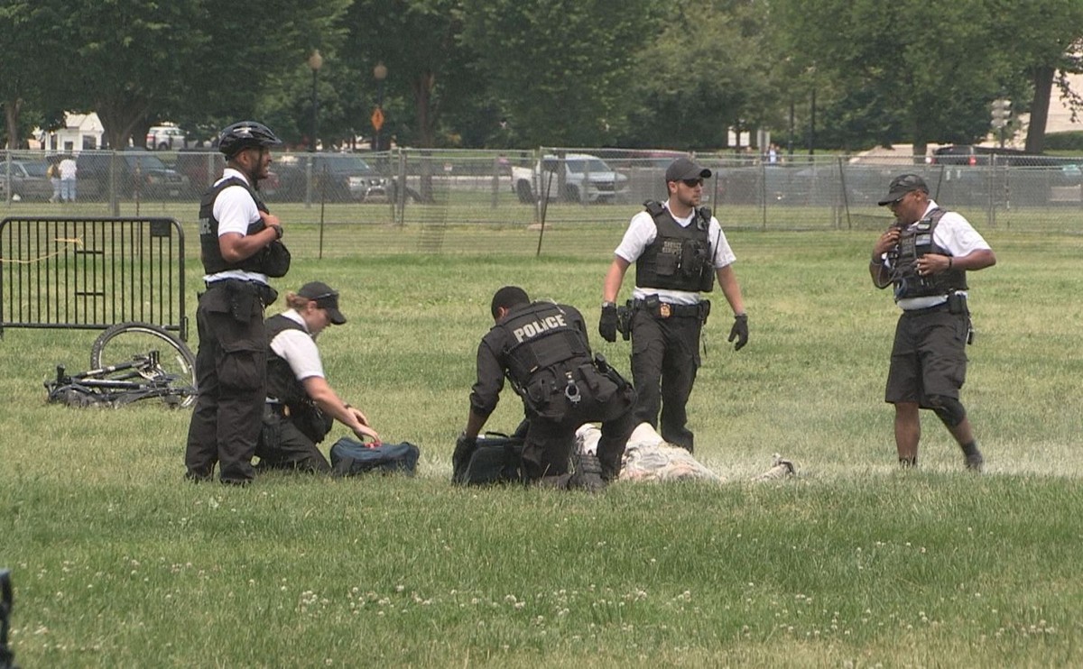 Mężczyzna podpalił się w parku otaczającym Biały Dom, agenci Secret Service zareagowali błyskawicznie