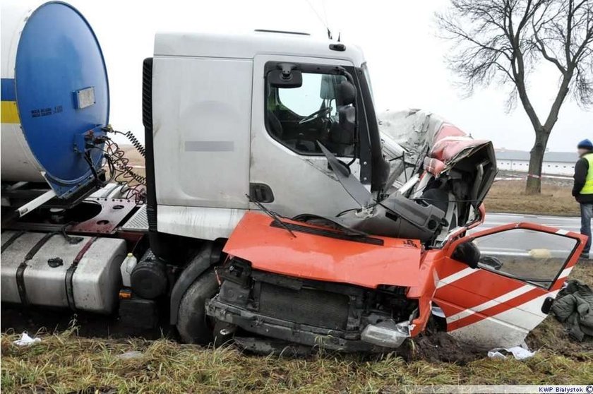 Koszmarny wypadek na Podlasiu! Zdjęcia