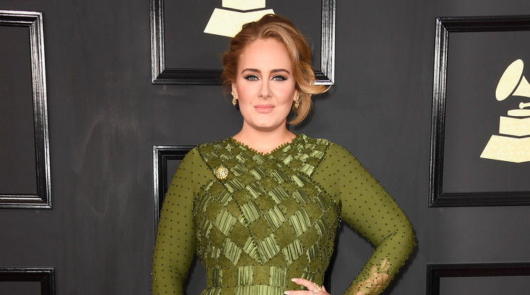 Adele smink nélkül is jól néz ki /Fotó:GettyImages