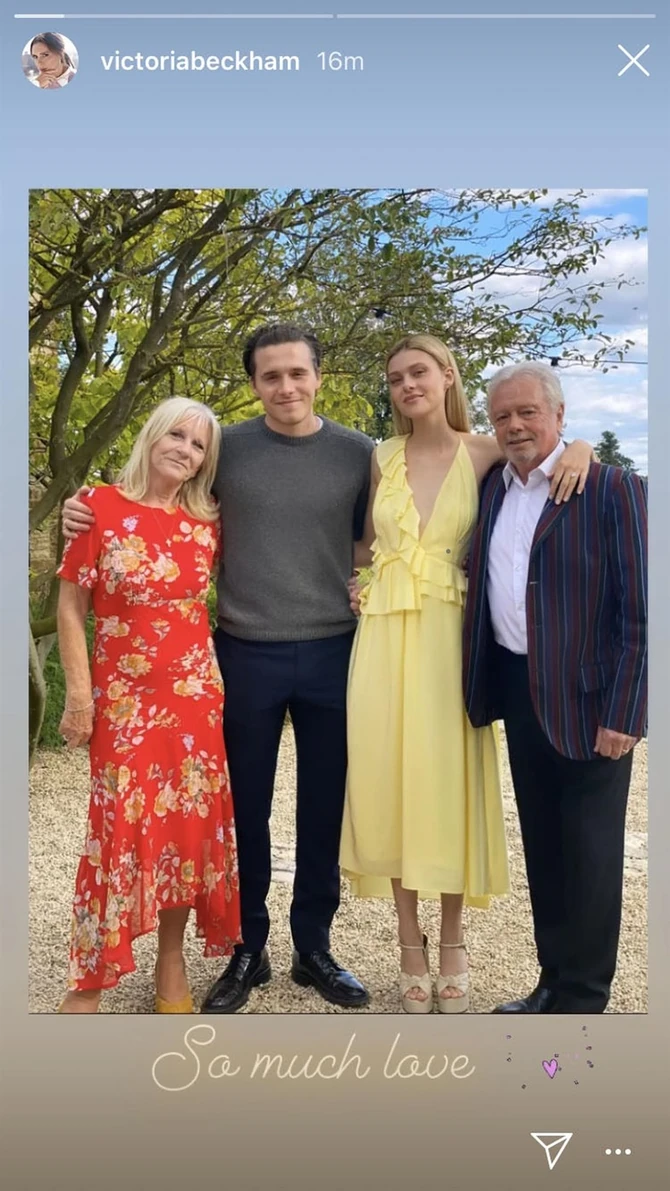 Poznati par sa roditeljima Viktorije Bekam