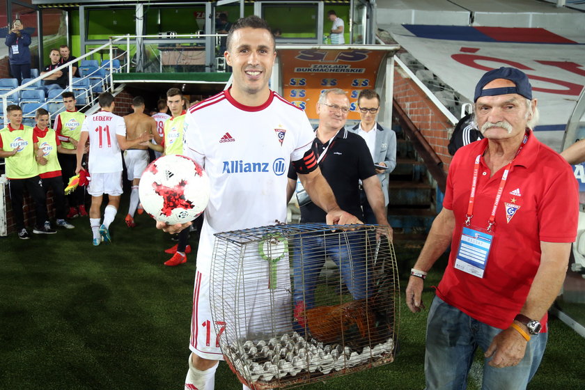 Pilka nozna. Ekstraklasa. Gornik Zabrze - Wisla Krakow. 29.07.2017