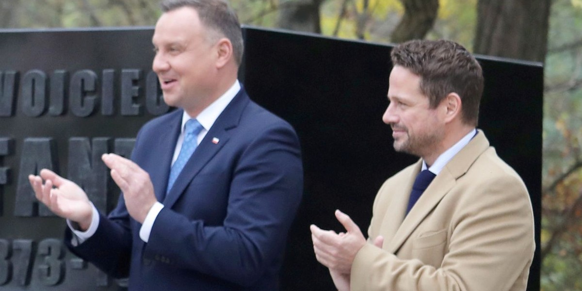 Andrzej Duda i Rafał Trzaskowski na odległość "dyskutowali" o wieku emerytalnym. Ostatecznie obaj nie chcą jego zmian (zdjęcie archiwalne i ilustracyjne)