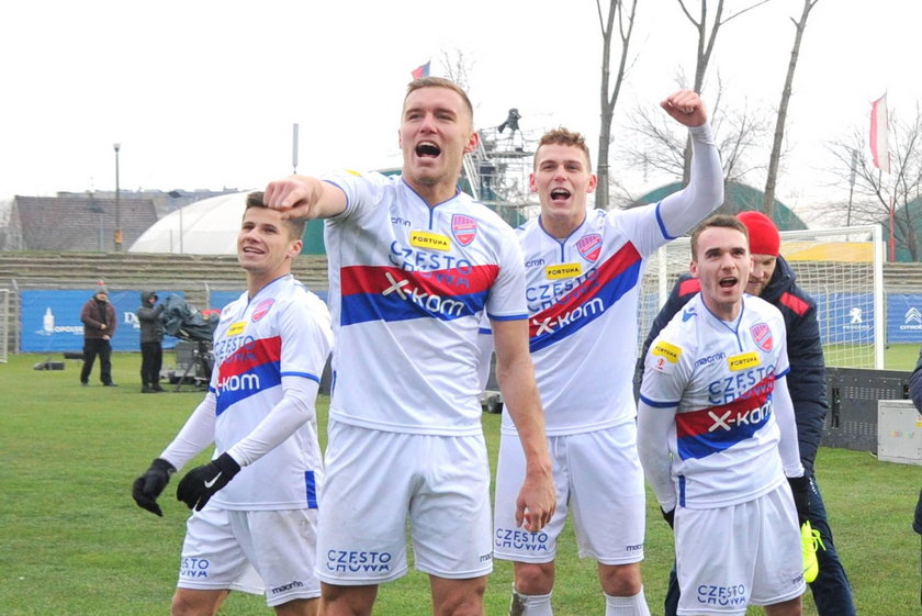 Pilka nozna. Fortuna I liga. Odra Opole - Rakow Czestochowa. 02.12.2018