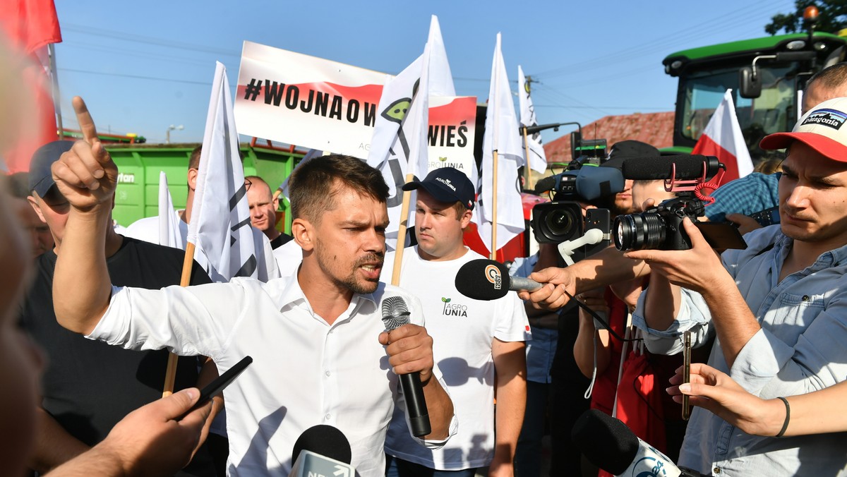 Protest rolników z Agrounii