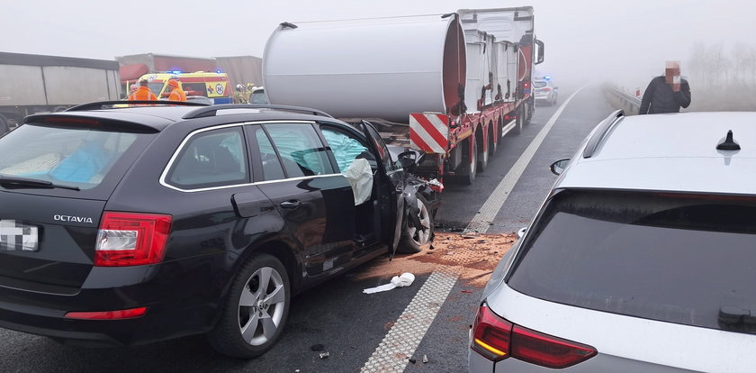 Okropne zjawisko w Wielkopolsce. Aż zamknięto ekspresówkę. Są wypadki i wielu rannych