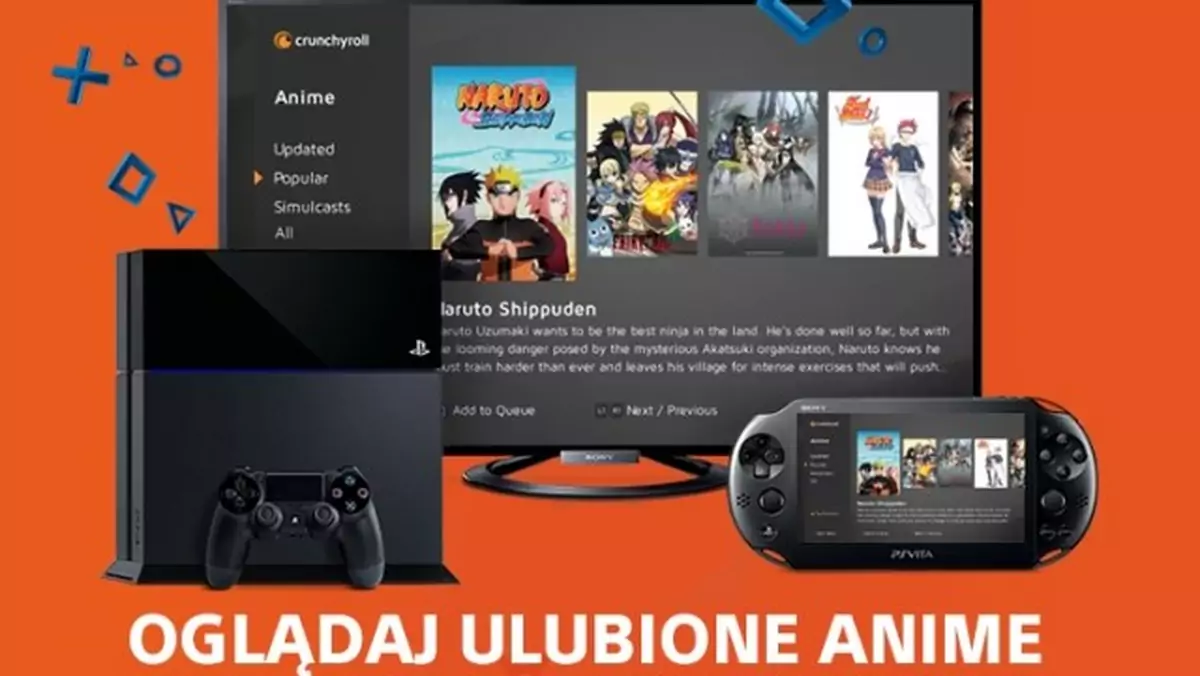 Nie lada gratka dla fanów anime i mangi. Aplikacja Crunchyroll już dostępna na PS3, PS4 i PS Vicie