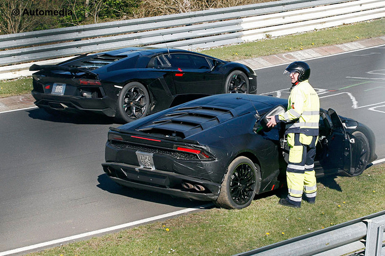 Lamborghini Huracan testowane na Nuerburgringu