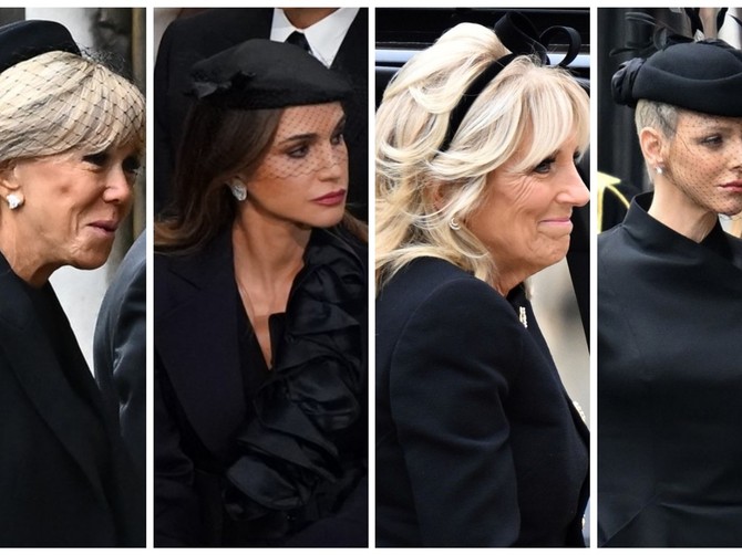 Poznate dame na sahrani kraljice Elizabete 